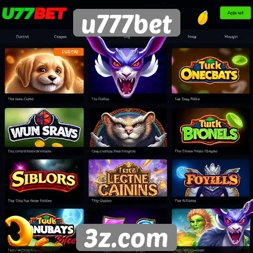Análise das opções de jogos disponíveis no u777bet
